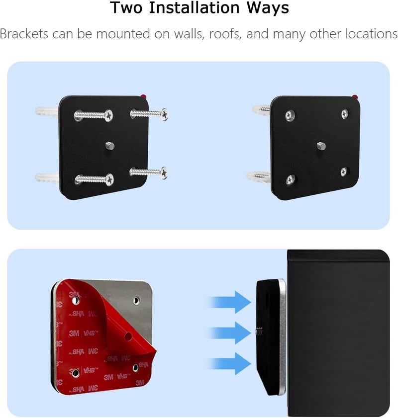 Chanvoo Drill Free Wall Mount Compatible with HY300PRO Mini Projector Ceiling Mount, HY300 PRO Accessories Aluminum Wall Mount Stand - Image 3